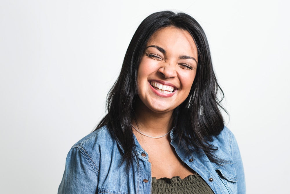 smiling woman